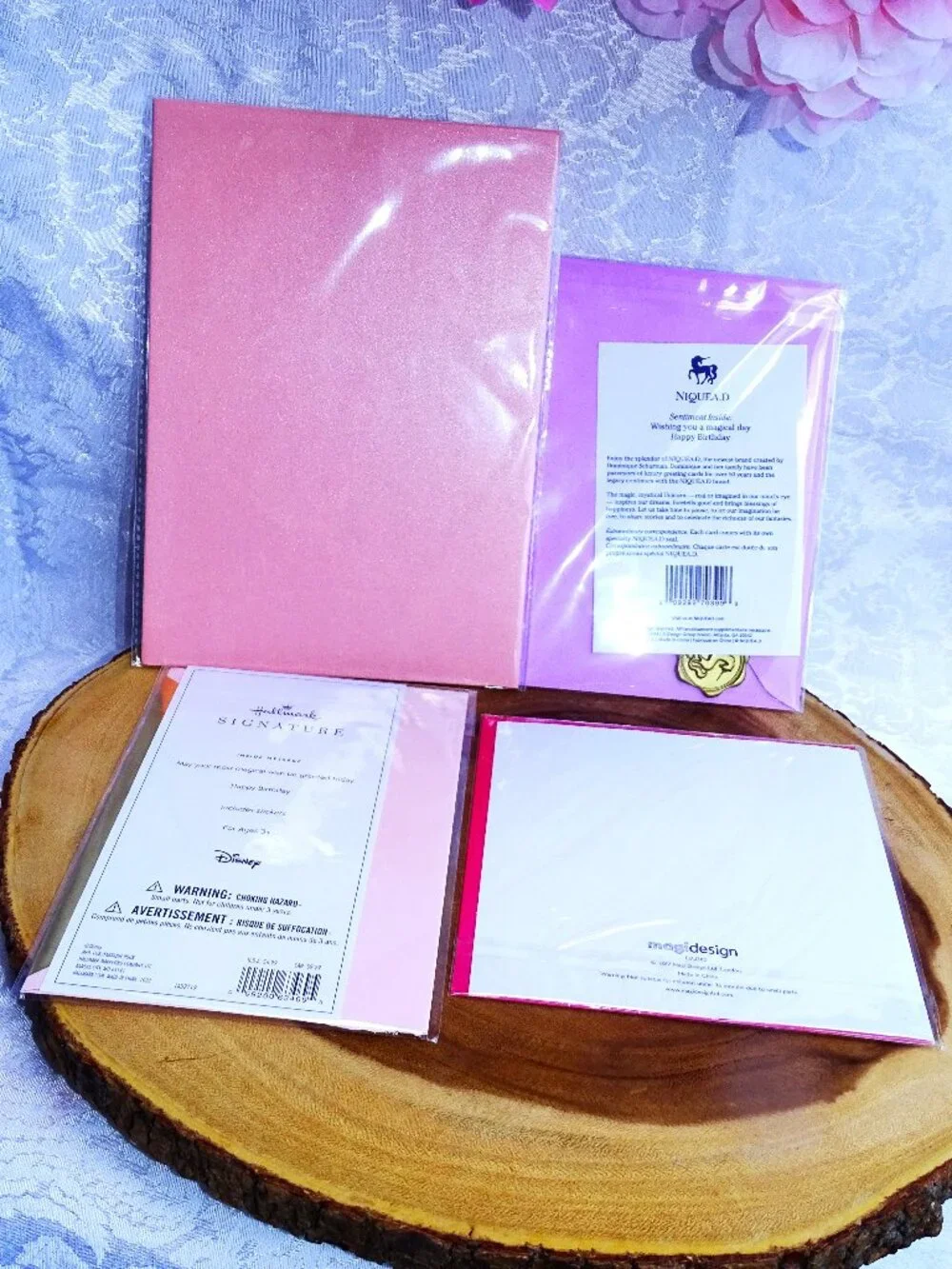 Birthday Cards Wrapped in Cellophane High Quality